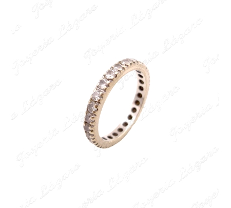 ALIANZA ORO 18KT OCASION CIRCONITAS ENGASTE