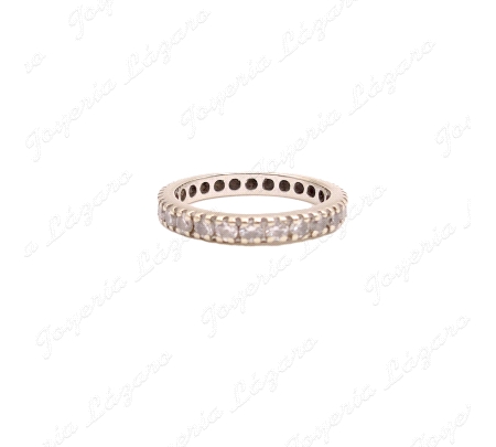 ALIANZA ORO 18KT OCASION CIRCONITAS ENGASTE