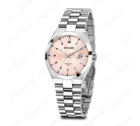 DUWARD RELOJ ATOMATICO SRA. ACERO ESFERA ROSADA                                                     