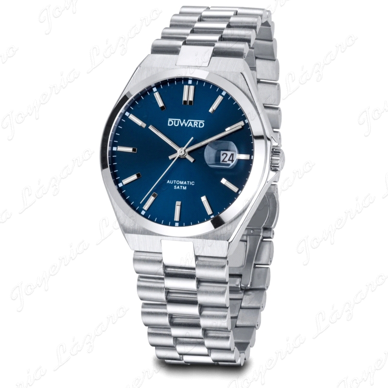 DUWARD RELOJ AUTOMATICO CABALLERO ACERO ESFERA AZUL                                                 