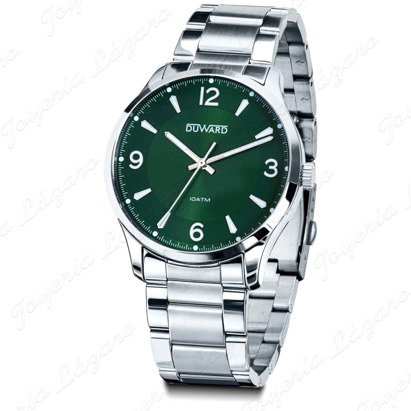 DUWARD RELOJ CABALLERO ACERO ESFERA VERDE                                                           