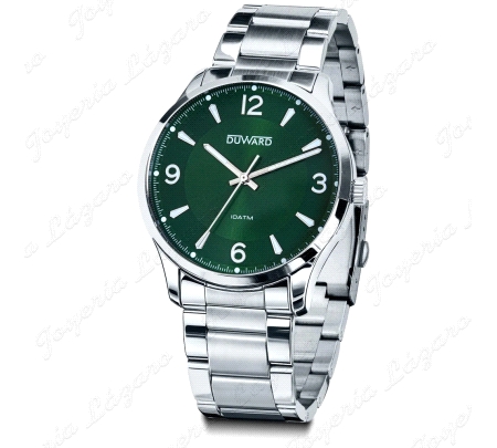 DUWARD RELOJ CABALLERO ACERO ESFERA VERDE                                                           