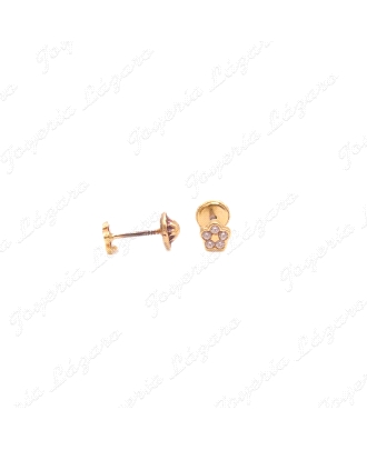 PEND. TORN. ORO 18KT OCASION FLOR CIRCO