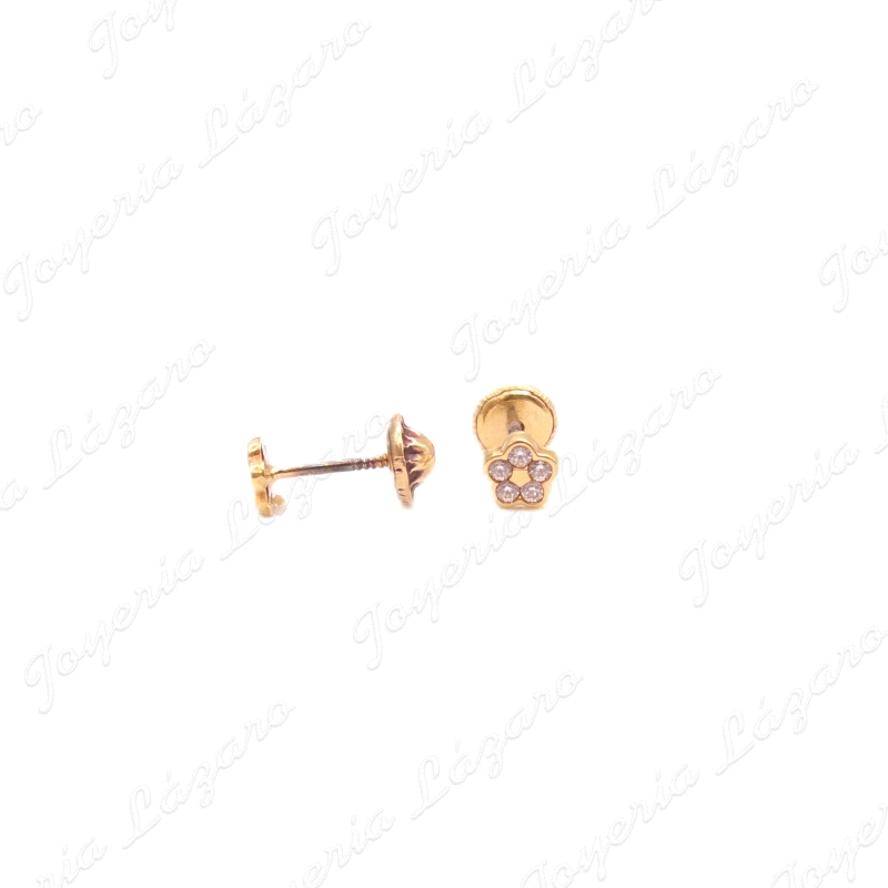 PEND. TORN. ORO 18KT OCASION FLOR CIRCO                                                             
