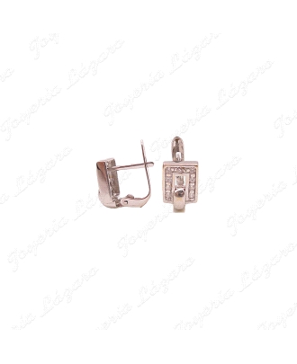 PEND. ORO 18KT BLANCO SEMINUEVOSCUADRADO C. CAT.