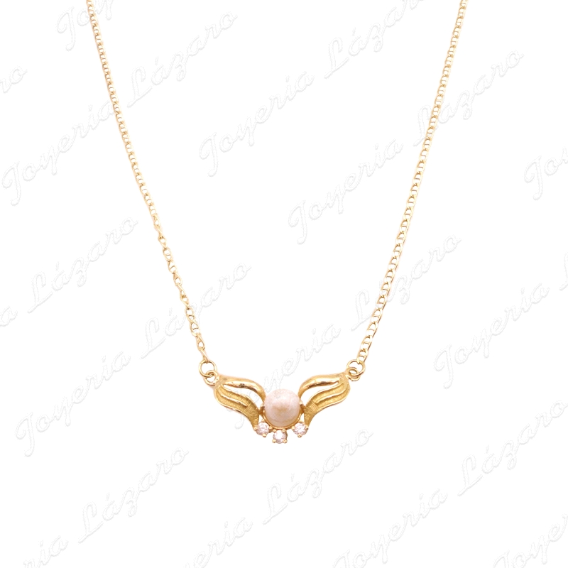 GARGANTILLA ORO 18KT OCASION MOTIVO PERLA+3 CIRCO                                                   