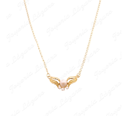 GARGANTILLA ORO 18KT OCASION MOTIVO PERLA+3 CIRCO