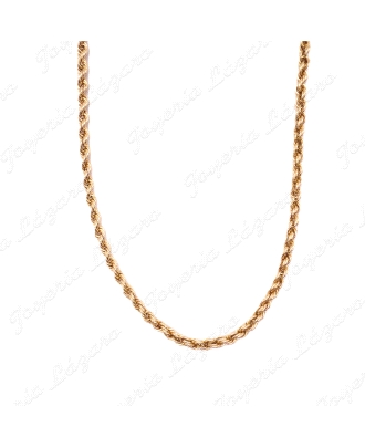 CORDON SALOMONICO 60 CM. ORO 18KT OCASION 4.5MM+CAD. SEGURIDAD