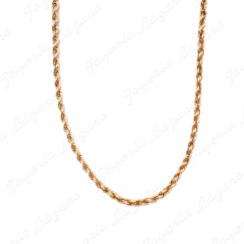 CORDON SALOMONICO 60 CM. ORO 18KT OCASION 4.5MM+CAD. SEGURIDAD                                      