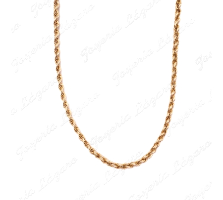 CORDON SALOMONICO 60 CM. ORO 18KT OCASION 4.5MM+CAD. SEGURIDAD