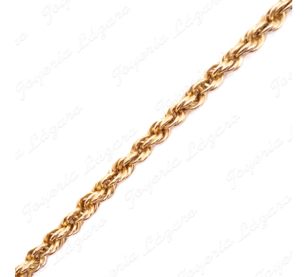 CORDON SALOMONICO 60 CM. ORO 18KT OCASION 4.5MM+CAD. SEGURIDAD