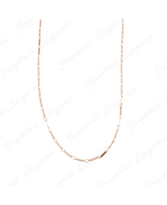 CADENA 50 CM. ORO 18KT OCASION PLACAS CHAPA