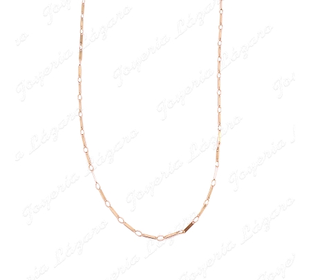 CADENA 50 CM. ORO 18KT OCASION PLACAS CHAPA
