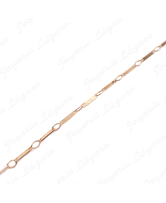CADENA 50 CM. ORO 18KT OCASION PLACAS CHAPA