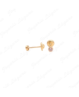 PEND. TORN. ORO 18 KTS CIRCONITA CERCO REDONDO 3mm                                                  