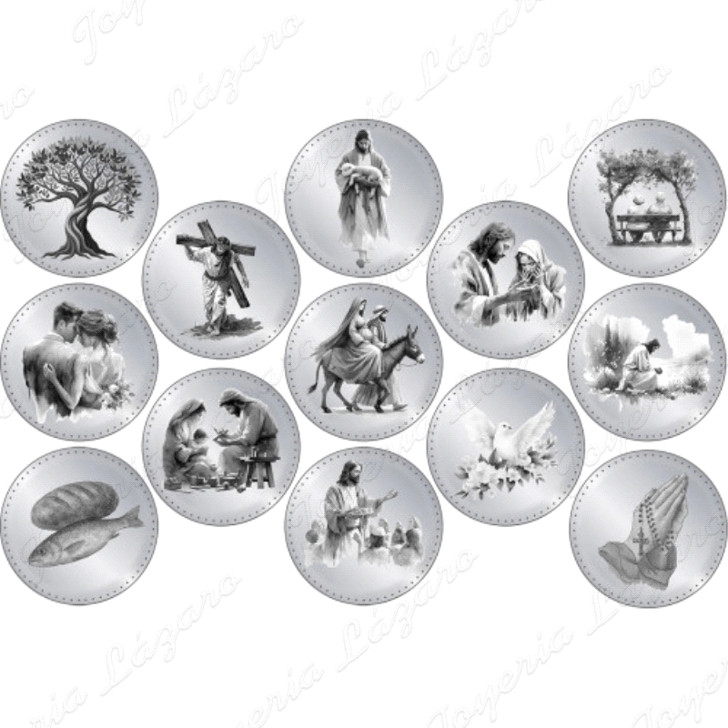 ARRAS ARTICULO DE REGALO BOBLICAS PLATEADAS                                                         