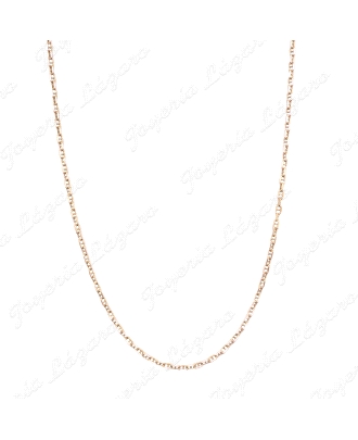 CADENA 60 CM. ORO 18KT SEMINUEVA ESLABON BARCO 2MM