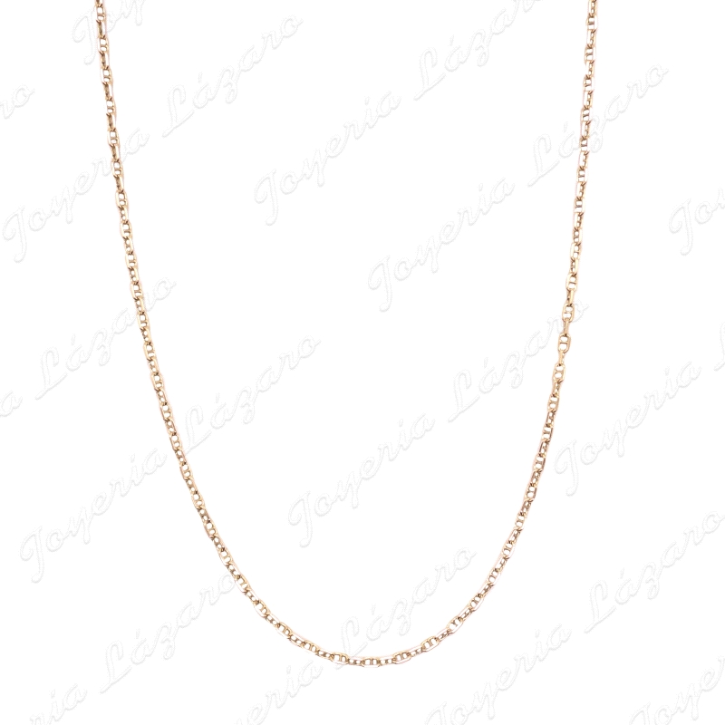 CADENA 60 CM. ORO 18KT SEMINUEVA ESLABON BARCO 2MM                                                  