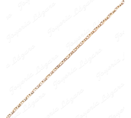 CADENA 60 CM. ORO 18KT SEMINUEVA ESLABON BARCO 2MM