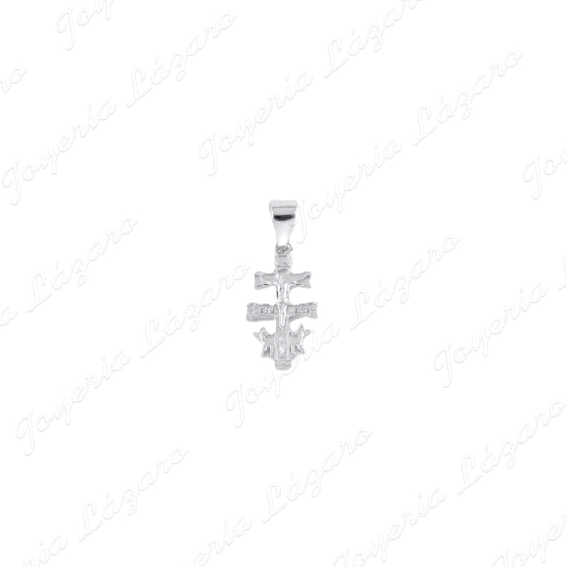 CRUZ DE CARAVACA PLATA 9x16mm                                                                       