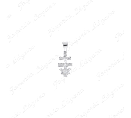 CRUZ DE CARAVACA PLATA 9x16mm                                                                       