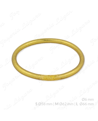 PULSERA ARO PAN DE ORO 06MM DORADA                                                                  