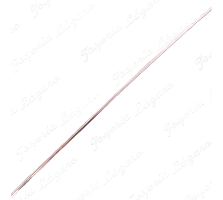 CADENA PLATA PLACARI COLA RATON 40CM
