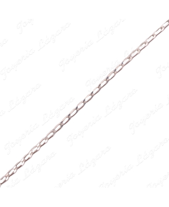 CADENA 50 CM. PLATA BARBADA