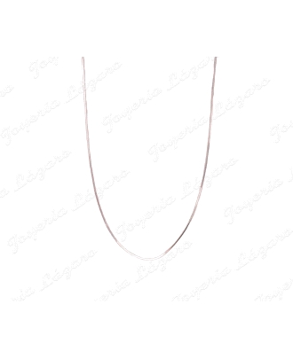 CADENA 40 CM. PLATA  COLA RATON                                                                     