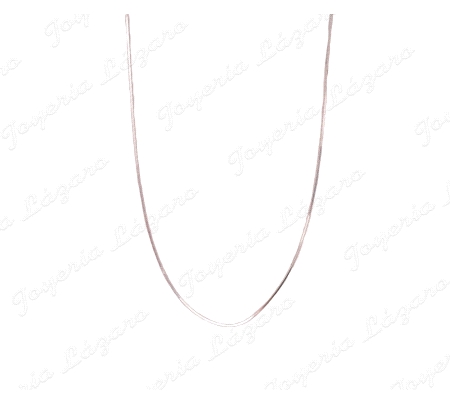 CADENA 40 CM. PLATA  COLA RATON                                                                     