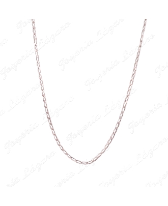 CADENA 40 CM. PLATA BARBADA RODIO                                                                   