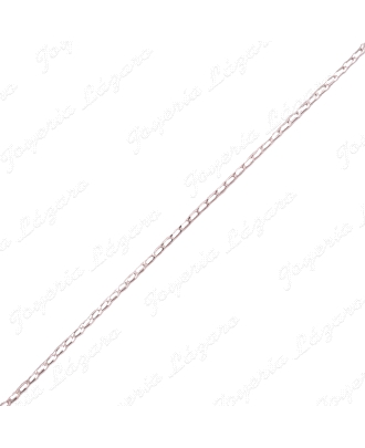 CADENA 40 CM. PLATA BARBADA RODIO